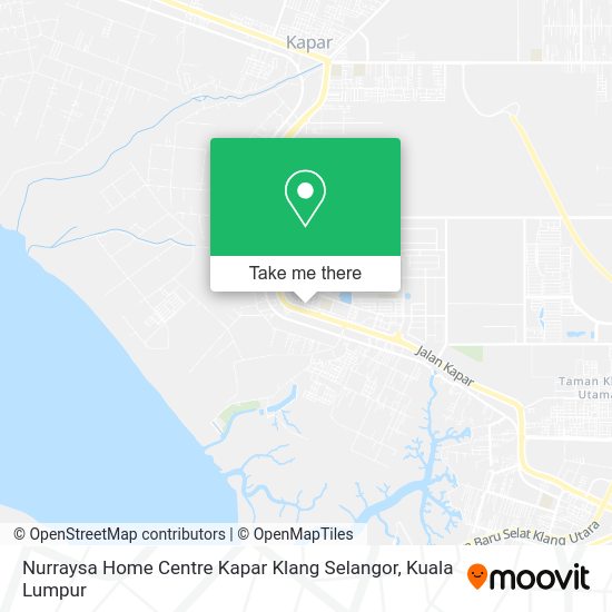 Nurraysa Home Centre Kapar Klang Selangor map