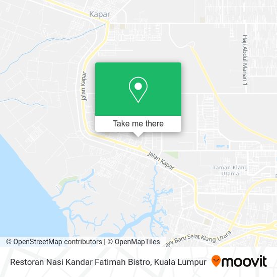 Restoran Nasi Kandar Fatimah Bistro map