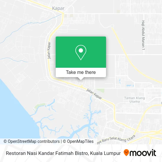 Restoran Nasi Kandar Fatimah Bistro map