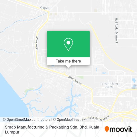 Smap Manufacturing & Packaging Sdn. Bhd map