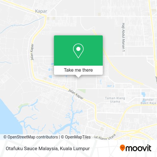 Peta Otafuku Sauce Malaysia