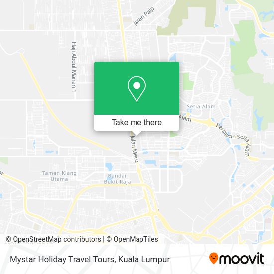 Peta Mystar Holiday Travel Tours