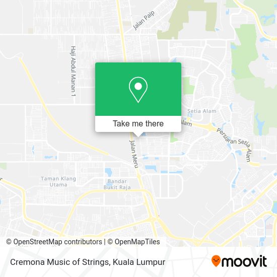 Cremona Music of Strings map