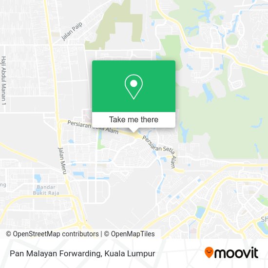 Pan Malayan Forwarding map