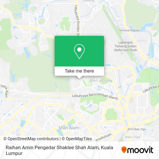 Peta Raihan Amin Pengedar Shaklee Shah Alam