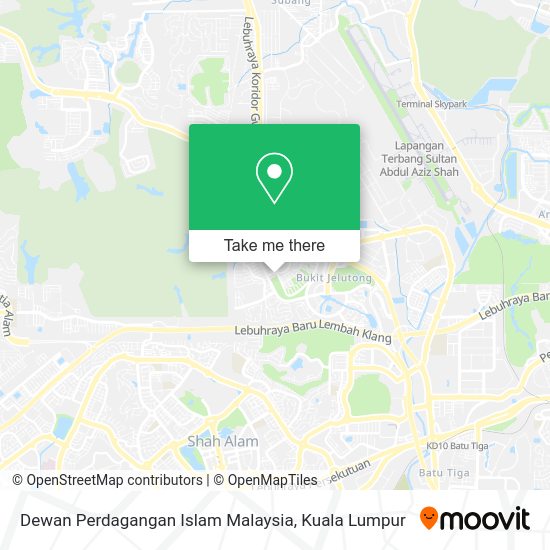 Peta Dewan Perdagangan Islam Malaysia