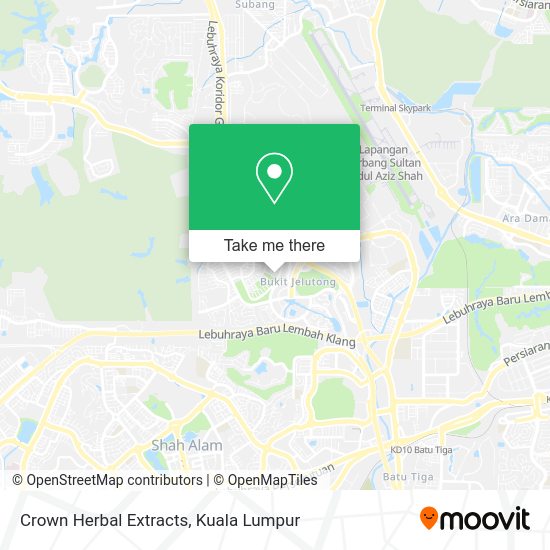 Crown Herbal Extracts map