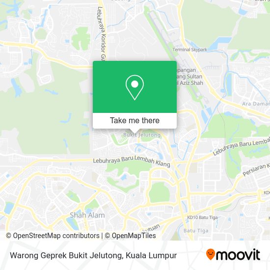 Warong Geprek Bukit Jelutong map