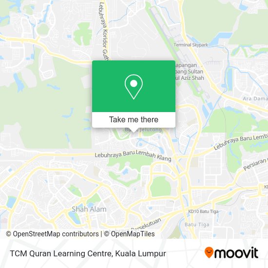 Peta TCM Quran Learning Centre