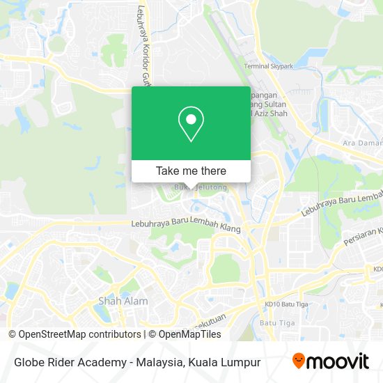 Globe Rider Academy - Malaysia map