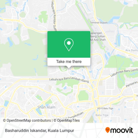 Peta Basharuddin Iskandar