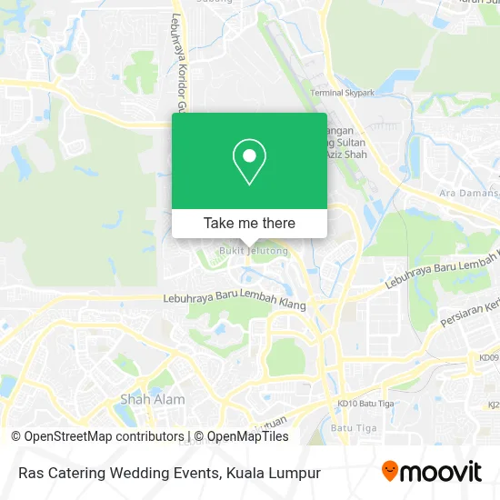 Ras Catering Wedding Events map