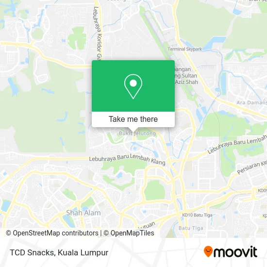 TCD Snacks map