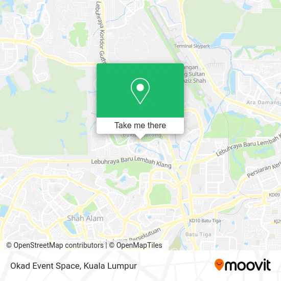 Okad Event Space map