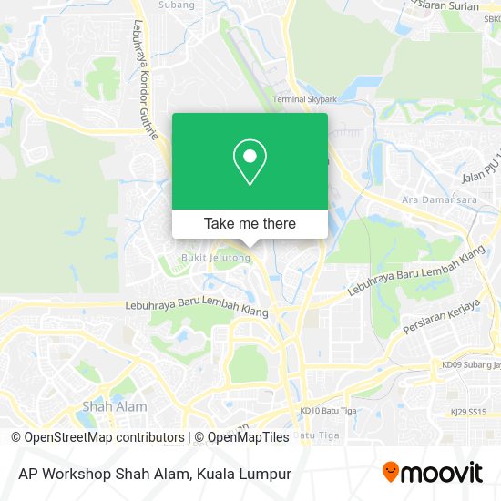 Peta AP Workshop Shah Alam