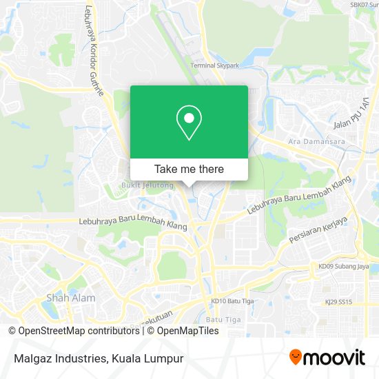 Malgaz Industries map