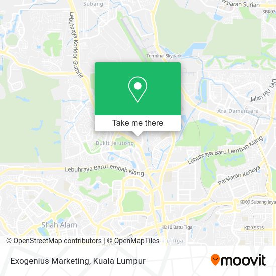 Exogenius Marketing map