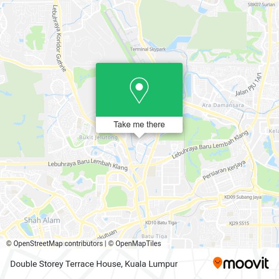 Double Storey Terrace House map
