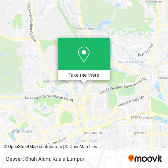 Dessert Shah Alam map