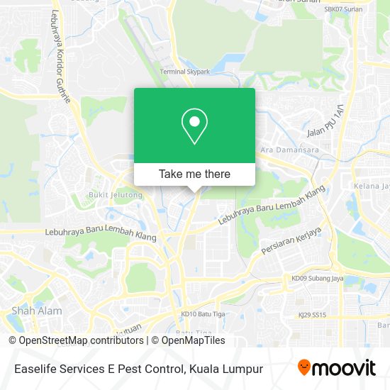 Easelife Services E Pest Control map