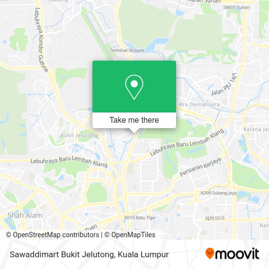 Peta Sawaddimart Bukit Jelutong