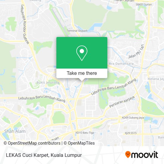 LEKAS Cuci Karpet map
