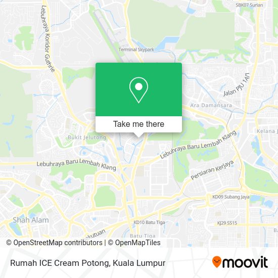 Rumah ICE Cream Potong map