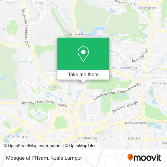 Mosque al-I'Tisam map