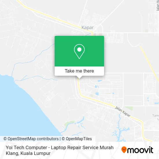 Yoi Tech Computer - Laptop Repair Service Murah Klang map