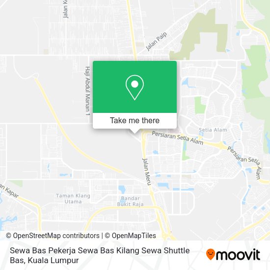 Sewa Bas Pekerja Sewa Bas Kilang Sewa Shuttle Bas map