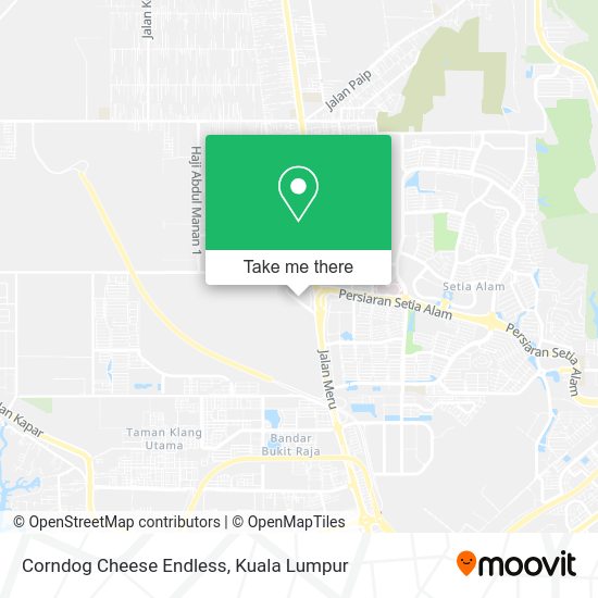 Corndog Cheese Endless map