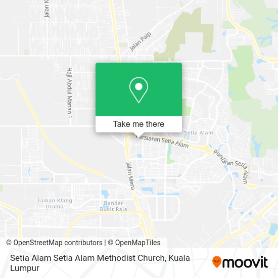 Setia Alam Setia Alam Methodist Church map