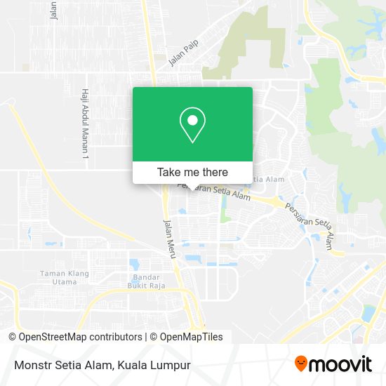 Monstr Setia Alam map