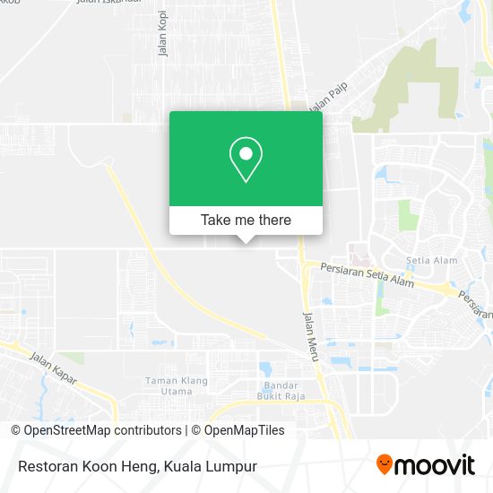 Peta Restoran Koon Heng