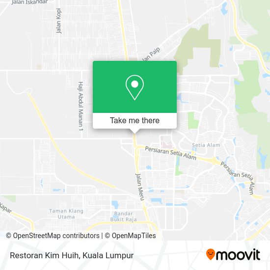Peta Restoran Kim Huih