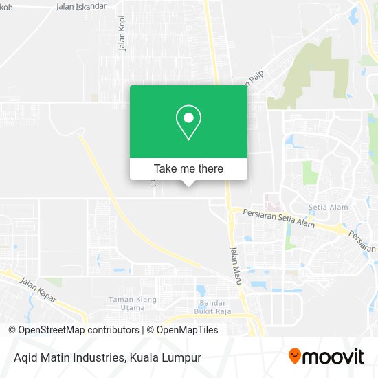 Aqid Matin Industries map