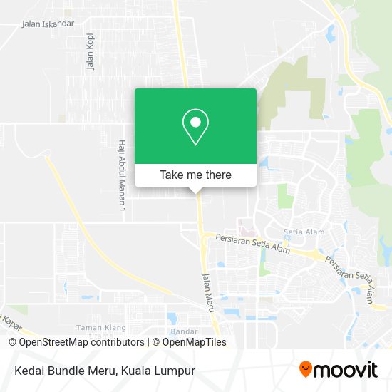 Peta Kedai Bundle Meru