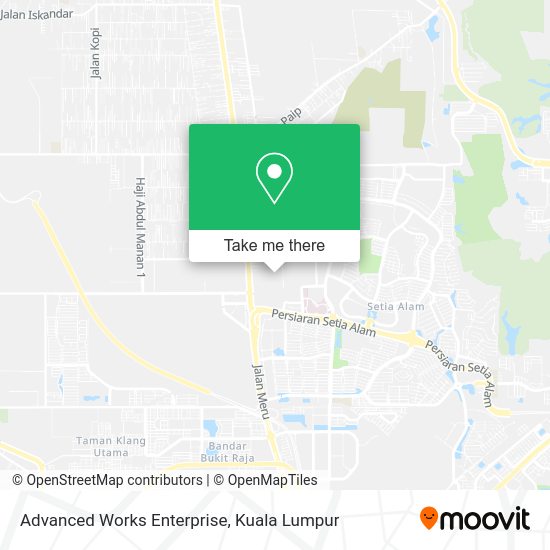 Advanced Works Enterprise map