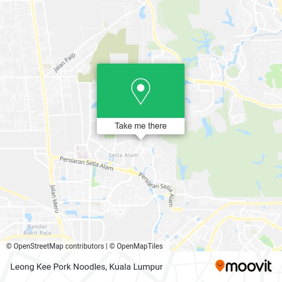 Peta Leong Kee Pork Noodles