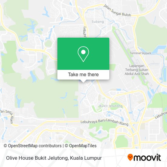 Peta Olive House Bukit Jelutong