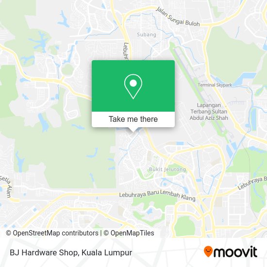 BJ Hardware Shop map