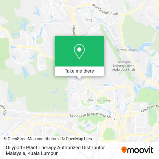 Oilypod - Plant Therapy Authorized Distributor Malaysia map
