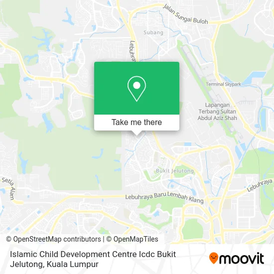Peta Islamic Child Development Centre Icdc Bukit Jelutong