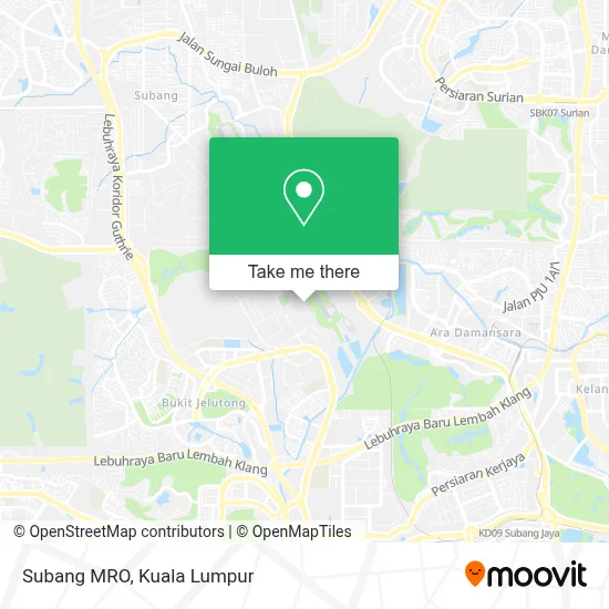 Subang MRO map