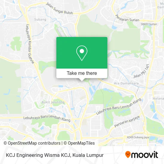KCJ Engineering Wisma KCJ map