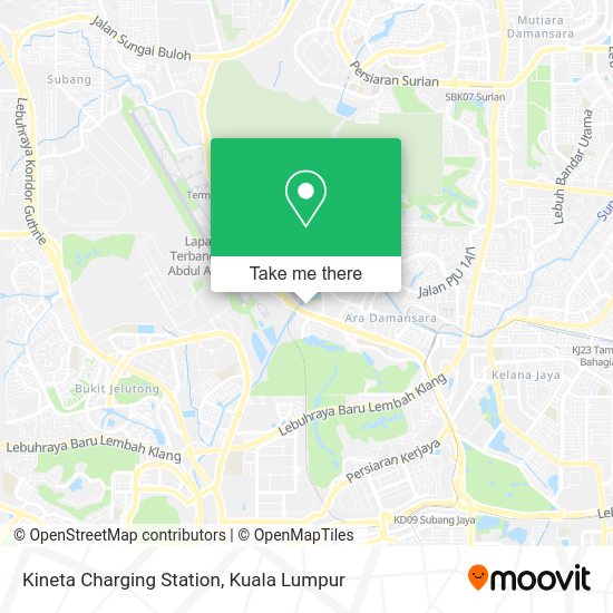 Kineta Charging Station map