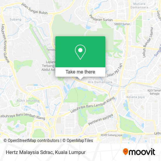 Hertz Malaysia Sdrac map