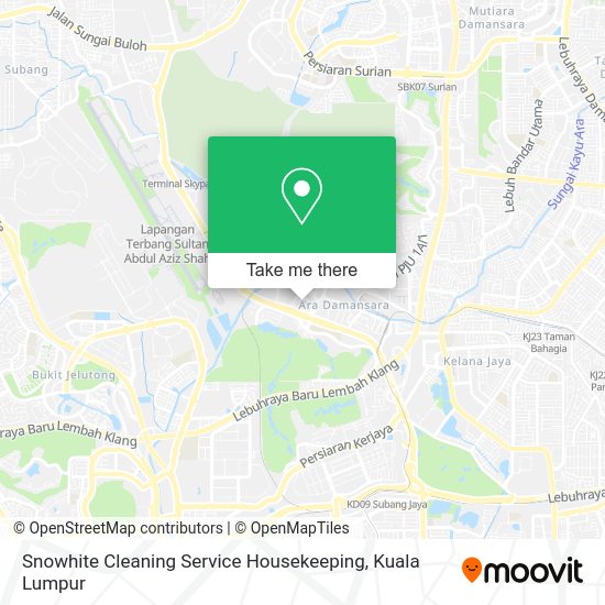 Snowhite Cleaning Service Housekeeping map