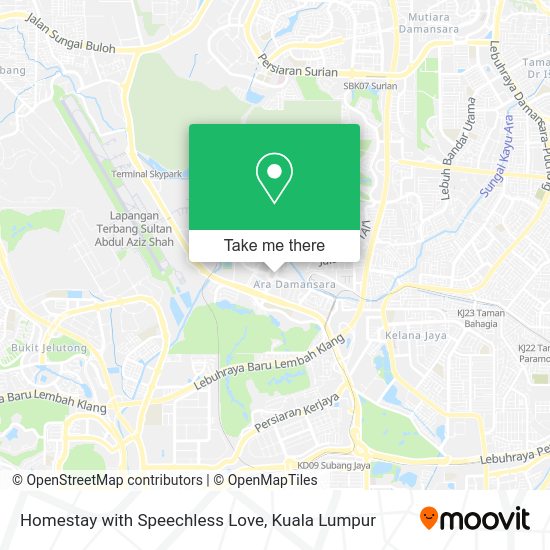 Peta Homestay with Speechless Love