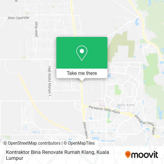 Kontraktor Bina Renovate Rumah Klang map